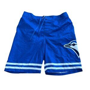 Toronto Blue Jays Swim Shorts Mens Large Blue Polyester MLB Genuine Merchandise